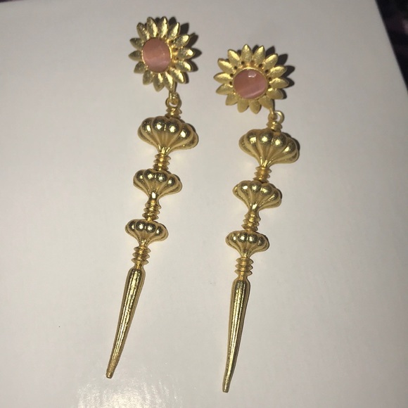 Sword and Flowers Earrings - Picture 5 of 8